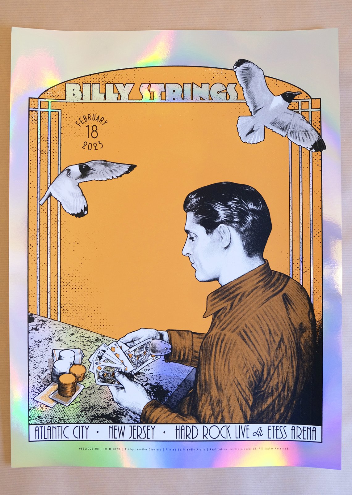 Billy Strings - Atlantic City - Screenprint Foil Variant - 3/3